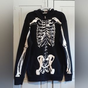 MECCA  XL Long Hoodie Skeleton